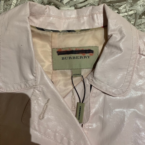 Burberry Pink Raincoat - Picture 2 of 16